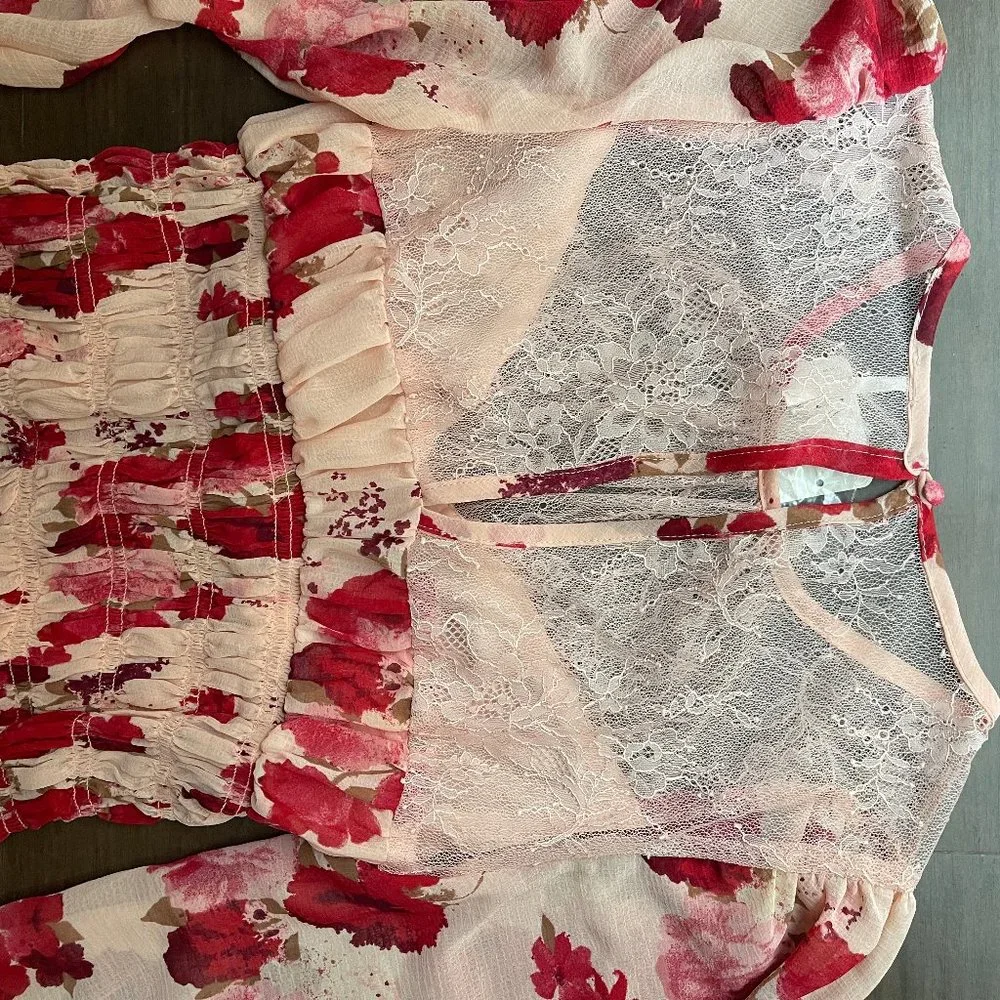NWT Free people Daphne Blouse